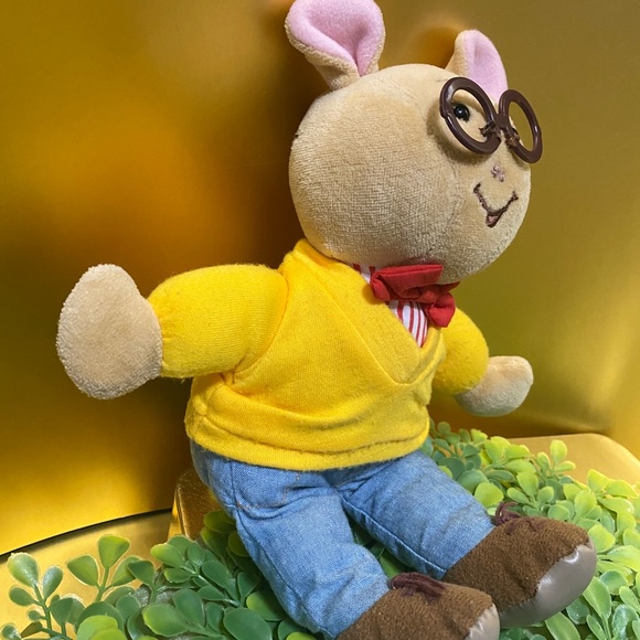 ARTHUR CARTOON CHARACTER COLLECTIBLE PLUSH VINTAGE 1995 EDEN EMBROIDERED  10” - Picture 6 of 11